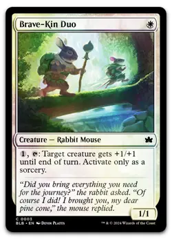 Brave-Kin Duo #3 (Foil) (NM) Bloomburrow BLB Magic MTG - Image 1