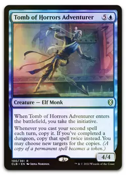 Tomb of Horrors Adventurer #100 (Foil) (NM) Baldur's Gate CLB Magic MTG - Image 1