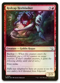 Redcap Heelslasher #161 (Foil) (NM) March of the Machine MOM Magic MTG - Image 1