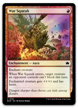 War Squeak #160 (Foil) (NM) Bloomburrow BLB Magic MTG - Image 1