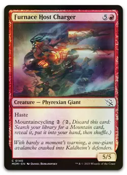 Furnace Host Charger #140 (Foil) (NM) March of the Machine MOM Magic MTG - Image 1