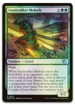 Sandstalker Moloch #203 (Foil) (NM) March of the Machine MOM Magic MTG - Image 1
