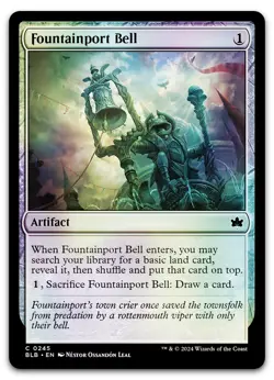 Fountainport Bell #245 (Foil) (NM) Bloomburrow BLB Magic MTG - Image 1