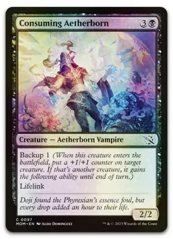 Consuming Aetherborn #97 (Foil) (NM) March of the Machine MOM Magic MTG - Image 1