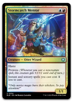 Stormcatch Mentor #234 (Foil) (NM) Bloomburrow BLB Magic MTG - Image 1