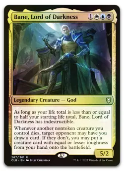 Bane, Lord of Darkness #267 (Foil) (NM) Baldur's Gate CLB Magic MTG - Image 1