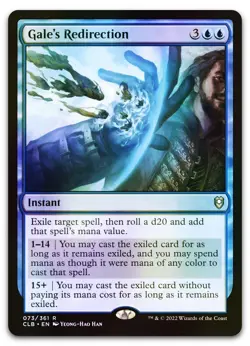 Gale's Redirection #73 (Foil) (NM) Baldur's Gate CLB Magic MTG - Image 1