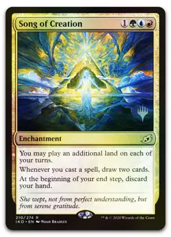 Song of Creation #210 (Foil) (NM) Ikoria PPIKO Magic MTG - Image 1