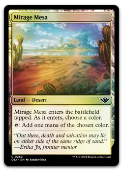 Mirage Mesa #262 (Foil) (NM) Thunder Junction OTJ Magic MTG - Image 1