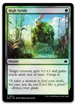 High Stride #176 (Foil) (NM) Bloomburrow BLB Magic MTG - Image 1
