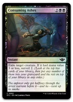 Consuming Ashes #83 (Foil) (NM) Thunder Junction OTJ Magic MTG - Image 1
