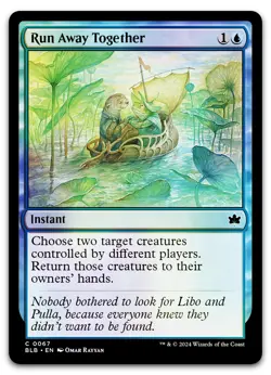 Run Away Together #67 (Foil) (NM) Bloomburrow BLB Magic MTG - Image 1