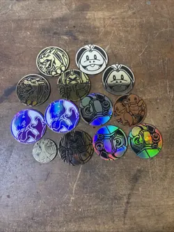 Pokemon Coin Lot Of 13 Holo - Image 1