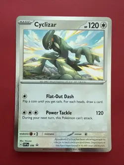 Pokemon Cyclizar SVP096 Black Star Promo Scarlet & Violet Cosmos Holo NM/LP - Image 1