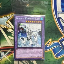 Yugioh! Elemental HERO Absolute Zero BLC1-EN004 Secret Rare Limited Ed Sealed NM - Image 1