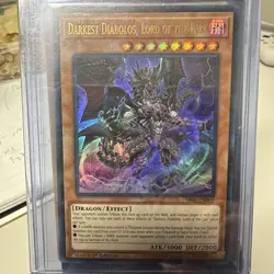 Yugioh Darkest Diabolos, Lord of the Lair SR06-EN001 Ultra Rare 1st Edition NM - Image 1