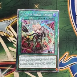 Yugioh Sky Striker Mobilize - Linkage! RA03-EN274 Platinum Secret Rare 1st Ed NM - Image 1