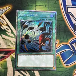 Yugioh! Heavy Storm RA03-EN092 Platinum Secret Rare 1st Edition NM - Image 1