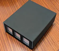 Newloop 6 Window Trading Card Storage Box (Magic, Yu-Gi-Oh!, Pokemon, etc) - Image 1