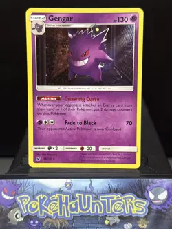 Pokemon Card Gengar 38/111 Crimson Invasion Rare Holo Near Mint - Image 1