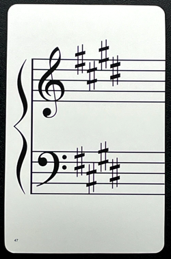 Sandshrew Sandslash Pokemon Musical Note Card 47 2017 Japanese 4×2.6inch Japan - Image 2