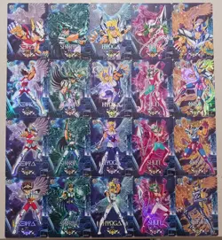 Saint Seiya Kayou Official Toei Cards (SR) Full Set 20/20 - Image 1