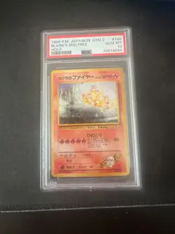 Blaine's Moltres #146 PSA 10 - Japanese Gym 2 - JP Pokemon Card - US Seller - Image 1