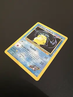 Sabrina’s Psyduck 99/132 Gym Challenge Unlimited 2000 Pokemon card Common LP - Image 3