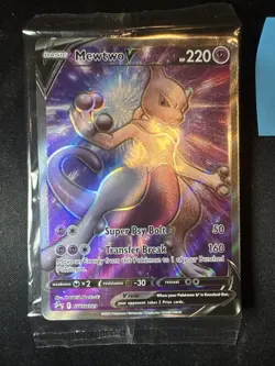 Mewtwo V SWSH229 Promo Pokemon Card Holo Sealed - Image 1