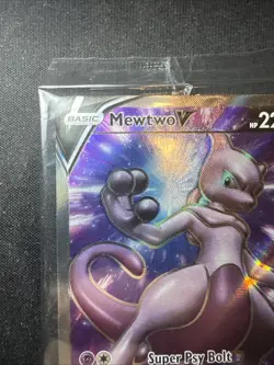 Mewtwo V SWSH229 Promo Pokemon Card Holo Sealed - Image 2