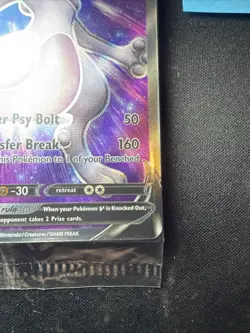Mewtwo V SWSH229 Promo Pokemon Card Holo Sealed - Image 4