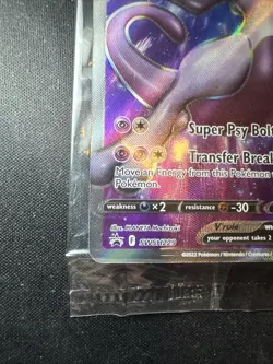 Mewtwo V SWSH229 Promo Pokemon Card Holo Sealed - Image 5