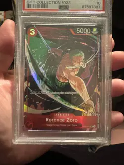PSA 10 Roronoa Zoro ST01 013 Gift Collection 2023 One Piece Card Game English - Image 1