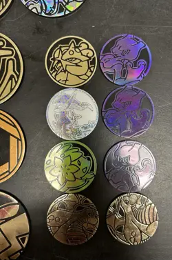 Lot Of 54 Official Pokemon Trading Card Game Collectible Coins (S11) - Image 4