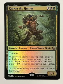 Kraven the Hunter Marvel's Spider-Man Foil MTG NM - Image 1