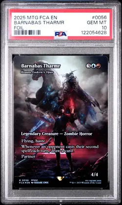 2025 MTG Final Fantasy Barnabas Tharmr - Kraum, Ludevic's Opus Foil PSA 10 GEM - Image 1