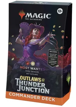 Magic the Gathering MTG Outlaws of Thunder Junction Most Wanted Commander Deck - Image 1