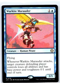 #179 Warkite Marauder Commander: The Lost Caverns of Ixalan Rare - Image 1