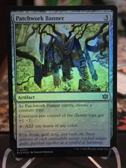 Patchwork Banner Bloomburrow Foil - Image 1