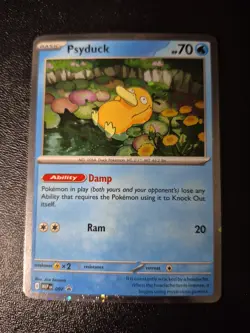 Psyduck Cosmos Holo Black Star Promo 007 Pokemon Mega Evolution MINT - Image 1