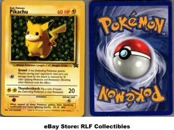 1999 Pokemon, WoTC Promos, #1 Pikachu, Black Star Promo - Image 1