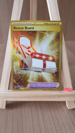 Pokemon TCG Gold Rescue Board TWM 225/167 - For Binder Collection. Damage - Image 1