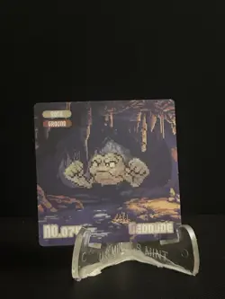 Pokemon Eif origin Gameboy Lenticular Geodude-golem #NN - Image 1