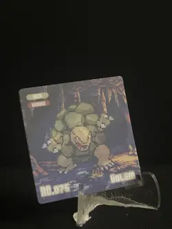 Pokemon Eif origin Gameboy Lenticular Geodude-golem #NN - Image 3