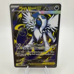Mega Absol ex Full Art Ultra Rare 161/132 Pokemon Mega Evolution English NM - Image 1