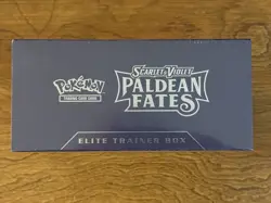 Sealed Paldean Fates Elite Trainer Box ETB Pokemon TCG - Image 4