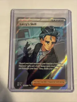 2025 Pokemon Scarlet and Violet Prismatic Evolutions #139 Larry's Skill UR - Image 1