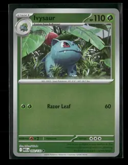 Ivysaur - Reverse Holo Common ME01: Mega Evolution 002/132 NM Pokemon NM - Image 1