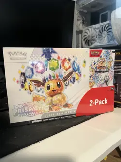 Pokemon TCG Prismatic Evolutions Costco 2-Pack ETB with Booster Bundle *Sealed - Image 1