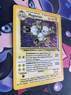 Pokemon 1999 Fossil Magneton Holo 11/62 LP/NM - Image 2